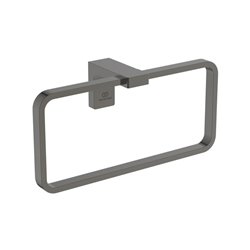 Porte-serviettes anneau mural T4502A5 Gris Magnétique Design Carré
