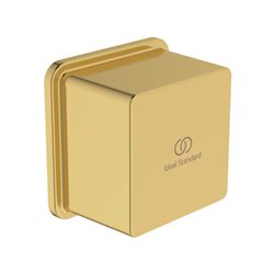 Raccord sortie de douche BC772A2 Or Brossé Design Carré