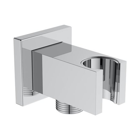 Support et sortie douchette BC771AA Chromé Design Carré