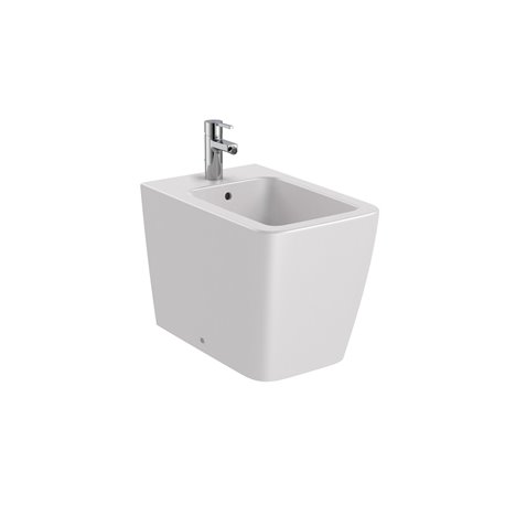 Bidet sur pied Inspira Square A357537630 Perle 1 trou percé, 2 trous pré-percés