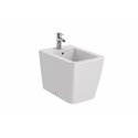Bidet sur pied Inspira Square A357537630 Perle 1 trou percé, 2 trous pré-percés