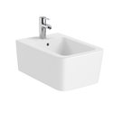 Bidet suspendu Inspira Square A357535620 Blanc Mat 1 trou percé, 2 trous préperçés