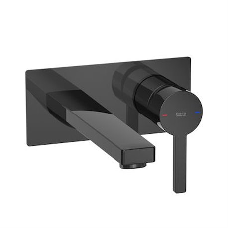 Robinet de lavabo Naia A5A3596CN0 Titanium Black H 80 mm