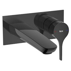 Robinet de lavabo Insignia A5A353ACN0 Titanium Black H 80 mm