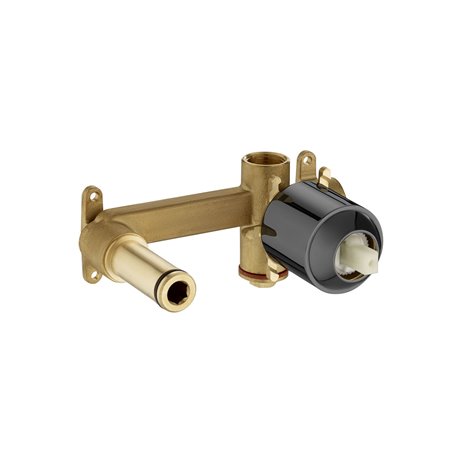 Corps d'encastrement robinet de lavabo RocaBox A5252206CN Titanium Black 