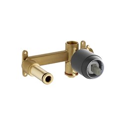 Corps d'encastrement robinet de lavabo RocaBox A5252206NM Titanium Black brossé 