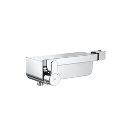 Mitigeur douche Deck-S A5A2088C00 chromé avec tablette et support de douchette