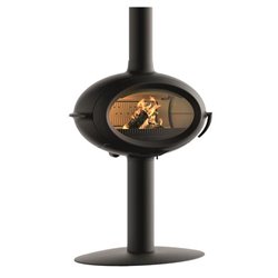 Poêle à bois Brio P648114 7 kWatts Noir