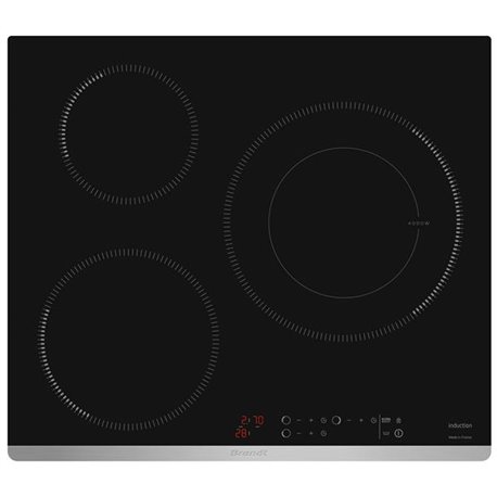 Table de cuisson BPI1639KX induction commandes sensitives