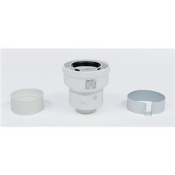 Adaptateur ventouse verticale 60/100 a 80/125 074010 Ø 60/100 à Ø 80/125 mm