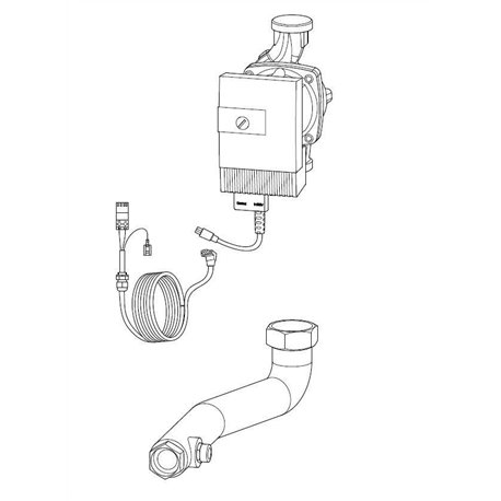 Kit gros débit basse consommation 074077 pour pompe à chaleur Atlantic