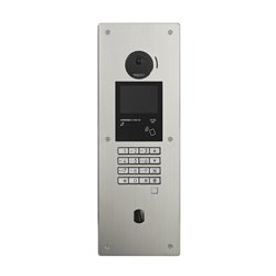 Platine vidéo GT GTDMBLVN6 200410 platine inox avec 6 vis de fixation + perçage VIGIK 