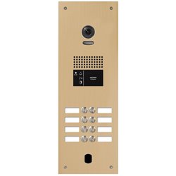 Platine vidéo série PABV PA8BVCH 200299 champagne 8 boutons