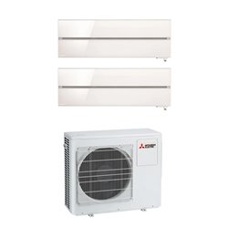 Design de luxe MXZ-2F53VFHZ, Tailles 25 + 50 Blanc Pur R32