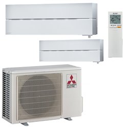 Design de luxe MXZ-2F42VF, Tailles 18 + 18 Blanc Pur R32