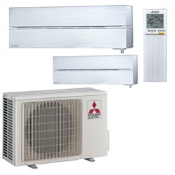 Design de luxe MXZ-2F42VF, Tailles 18 + 18 Blanc Perle R32
