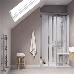 Onyx Porte Coulissante 1680SLLAWH 1600x800 mm en niche gauche