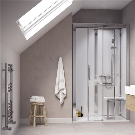 Onyx Porte Coulissante 1680SLLAWH 1600x800 mm en niche gauche Onyx Porte Coulissante 1680SLLAWH 1600x800 mm en niche gauche
