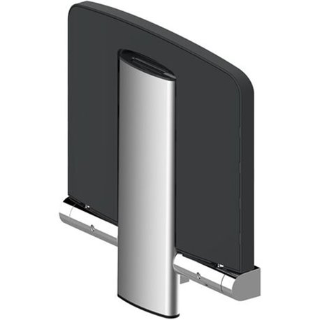 Siège Onyx 02802BK-LS Noir compact
