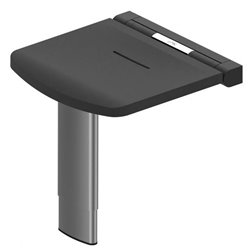 Siège Onyx 02810BK-LS Noir avec pied réglable