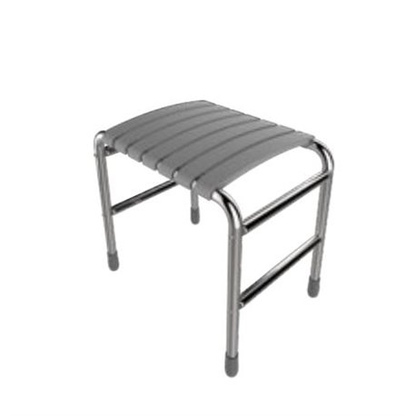 Tabouret Bama 02307GR-LS Gris à lattes Tabouret Bama 02307GR-LS Gris à lattes