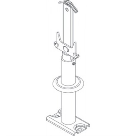 Pied-support dans la chape 9010196203 Hauteur 200 mm pour radiateurs Integra plinthe, Parada plinthe, Ramo plinthe