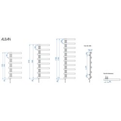 Alban TALR-025-050/F 250 Watts Chromé