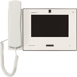 Moniteur IXMV7HW 200929 IP audio/vidéo avec combiné blanc
