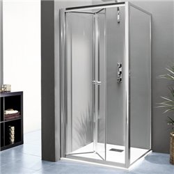 Supra ll S PA5503CTN-DESTOCK Profilé chromé Verre transparent 100 cm