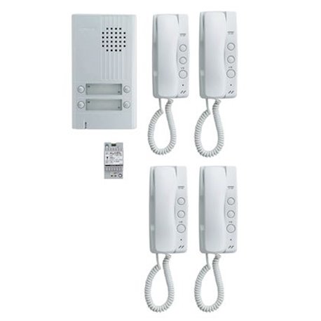 Kit audio KITDA4 110550 4 postes 