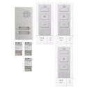 Kit interphone audio mains-libres KITDB3 118716 3 postes 