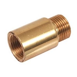 Allonge lisse taraudage long laiton poli Sudo 10280 25-3/4"