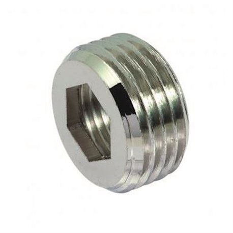 Réduction avec butée mâle-femelle chromée Sudo 744 3/4"-1/2"