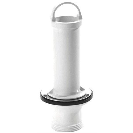 Bonde et vidage évier inox 50 mm 0204175 bonde diamètre 70 mm,  avec surverse en ABS blanc