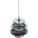 Bonde et vidage évier inox 60 mm 0501003 bouchon chaînette, 