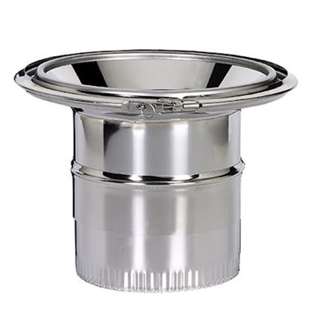 Réduction conique P150I-140FUMEM/3 Inox Galva vers Émaillé 140 mm Réduction conique P150I-140FUMEM/3 Inox Galva vers Émaillé 140 mm