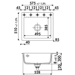 Idole EV5057009 800x510 mm Nero