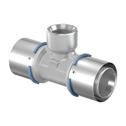 Raccord multicouche Uponor S-Press té femelle 1046922 dimension-Ø 40-Rp1/2"FT-40