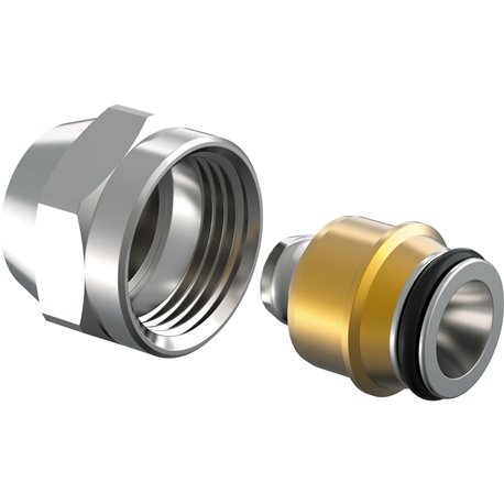 Collecteur multicouche Uponor Uni-C raccord à compression MLC 1058086 dimension-Ø 16-1/2"FT