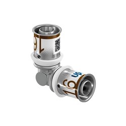 Raccord multicouche Uponor S-Press PLUS coude 90° 1070523 dimension-Ø 16-16 mm