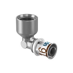 Raccord multicouche Uponor S-Press PLUS coude 90° femelle 1070539 dimension-Ø 16-Rp1/2"FT