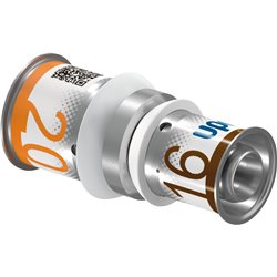 Raccord multicouche Uponor S-Press PLUS manchon réduit 1070552 dimension-Ø 20-16 mm