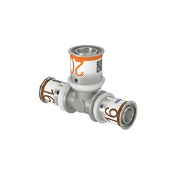 Raccord multicouche Uponor S-Press PLUS té réduit 1070566 dimension-Ø 16-20-16 mm