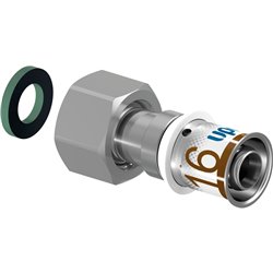 Raccord multicouche Uponor S-Press PLUS raccord écrou libre 1070708 dimension-Ø 16-G3/8"SN