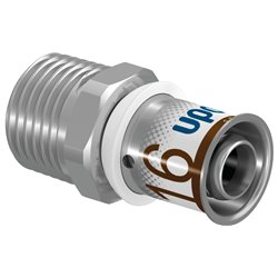 Raccord multicouche Uponor S-Press PLUS raccord mâle 1091728 dimension-Ø 16-G3/8"MT