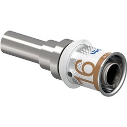 Manchon multicouche/cuivre Uponor S-Press PLUS manchon de transition multicouche/ Cuivre 1105817 dimension-Ø 16-16CU