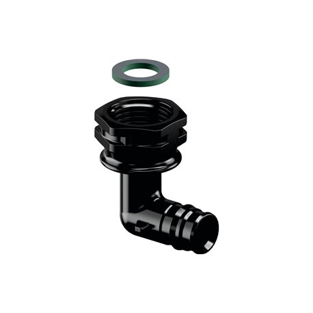 Coude écrou tournant Q&E coude écrou tournant PPSU 1038038 dimension-Ø 20-G1/2"SN