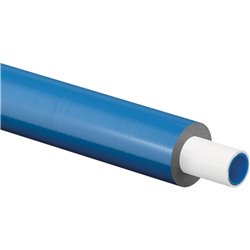 Tube multicouche Uponor Uni Pipe PLUS tube pré-isolé (6mm) en couronne 1063557 dimension-Ø 20x2,25 blue vendu par 75 m
