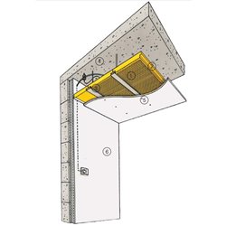 Plafond rayonnant plâtre 1320 Watts 18 m2