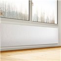 Radiateur à inertie Résine 925 Granit Blanc 600x400mm 250 Watts Horizontal